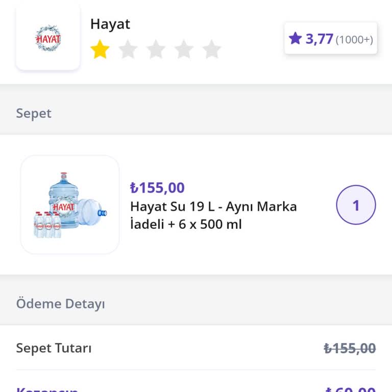 GetirSu Ürün Eksik Teslimat Yapıyorlar