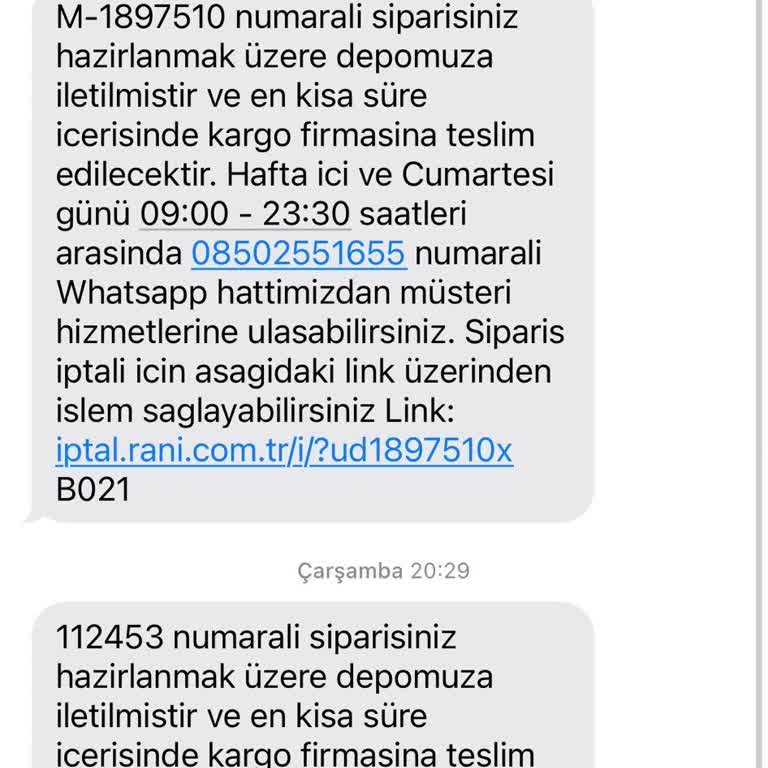 Rani Mobilya Geç Teslimat Yapıyor