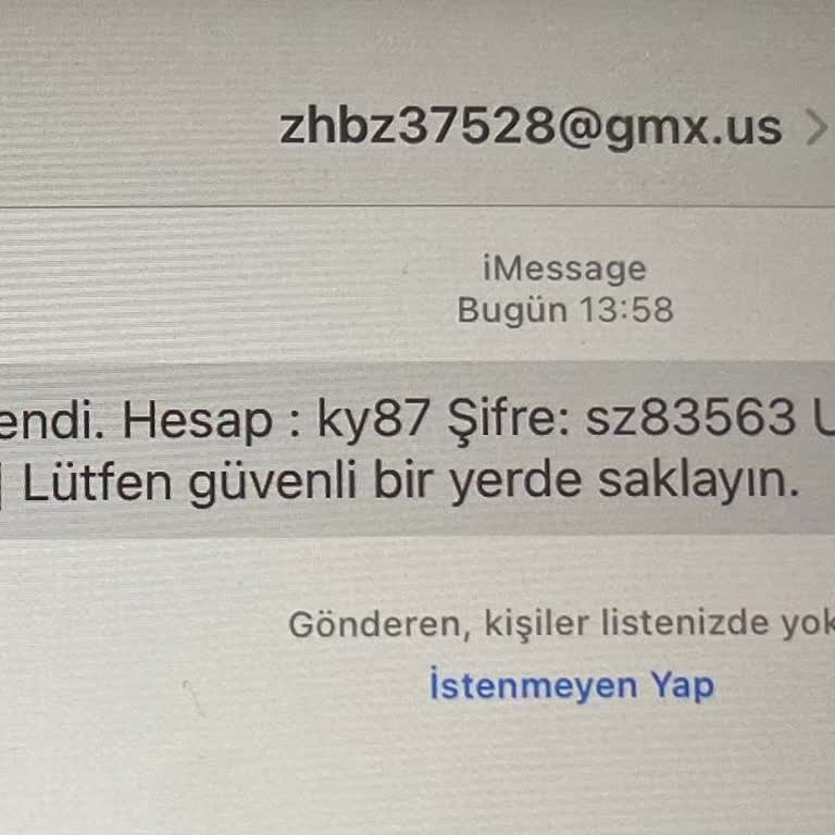 gmx.com Gmx.com Yanıltıcı Mesajı