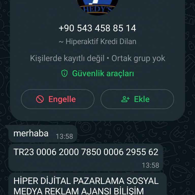 Hiperaktif Kredi Danışmanlığı Hiperaktif Bilgilerimi Aldı Rızam Olmadan İş Yapılmasını İstemiyorum