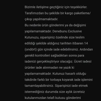 Denebunu Eksik Sipariş Gönderiyor