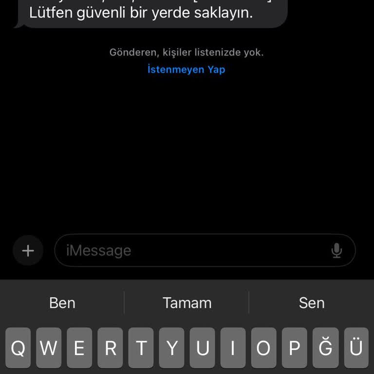 Gelen SMS