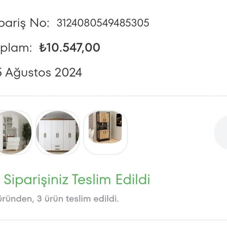 A101 Online Mobilya Siparişi Teslim Edilmedi