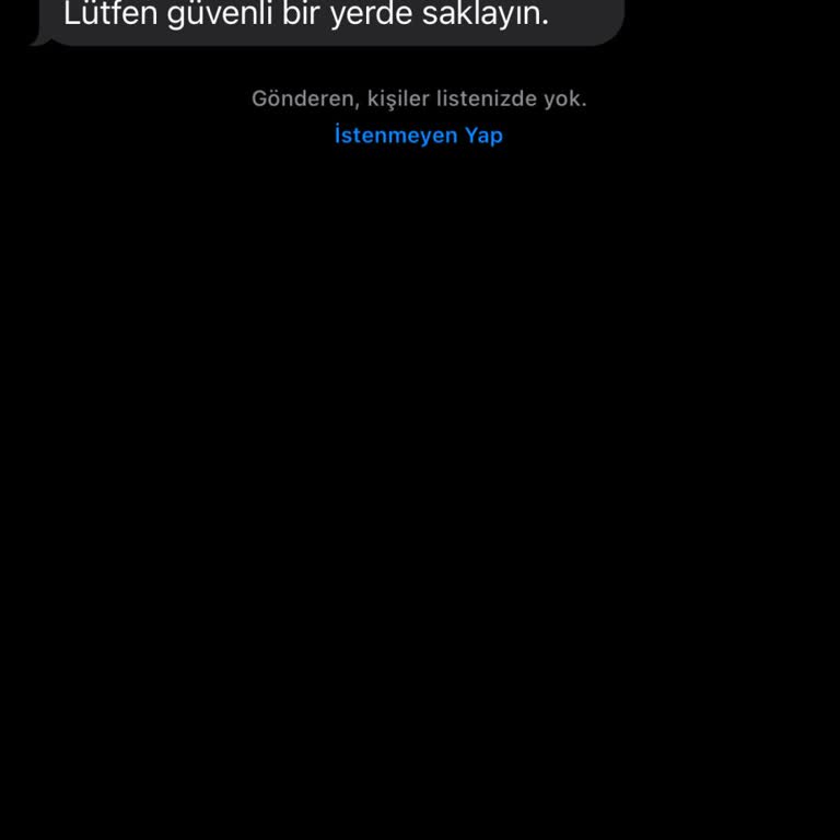 Meta SMS'ten Finansal Hesap Eklendi Mesajı