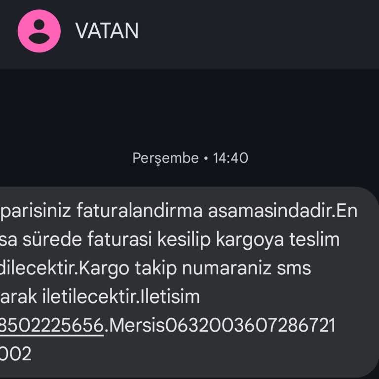 Vatan Bilgisayar'ın Sipariş Gecikmesi