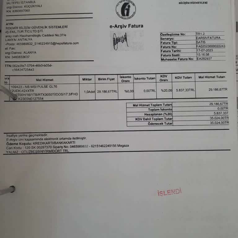 MSI Türkiye MSI Servis Süreci Ve Garanti Kapsamı Hakkında Yaşadığım Sorunlar