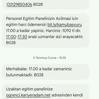 Kamualim.com KPSS Şartsız Personel Alımı Başvurusu