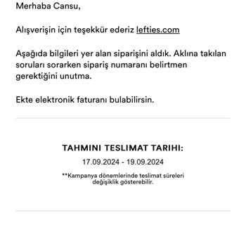 İnditex Lefties Siparişimde Yaşadığım Sorunlar Ve İade Talebi