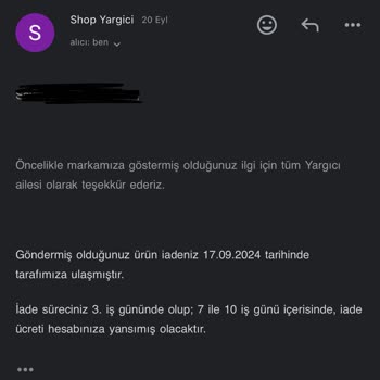 Yargıcı İade Ödemesi Yapılmadı