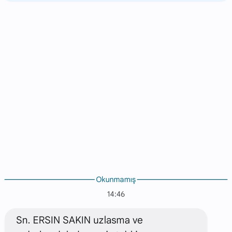 EKL UZLASMA (SMS) Ray Danışmanlık Adlı Firmadan Gelen Şüpheli SMS Hakkında
