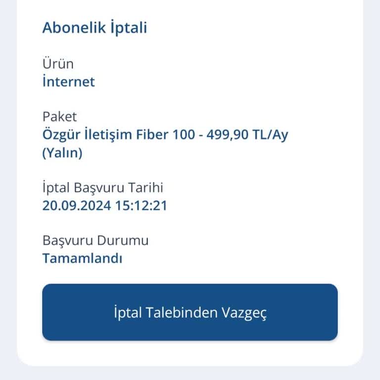 TurkNet İş Emrini İptal Etmiyor