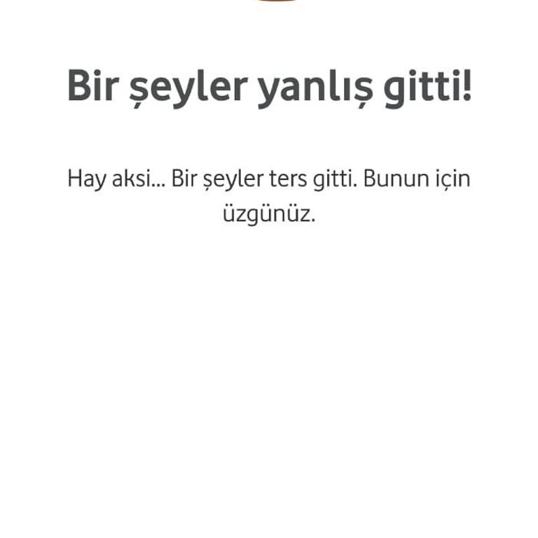 Vodafone Hediye Çarkı Uygulaması Sorunu