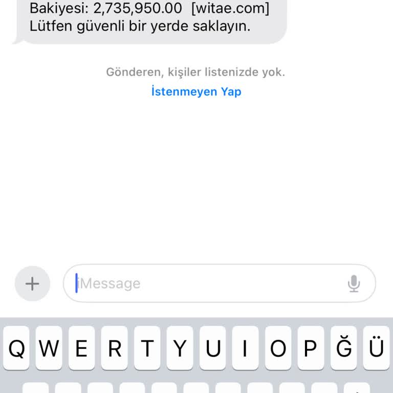 Meta Şirketi Yanlış İ Message