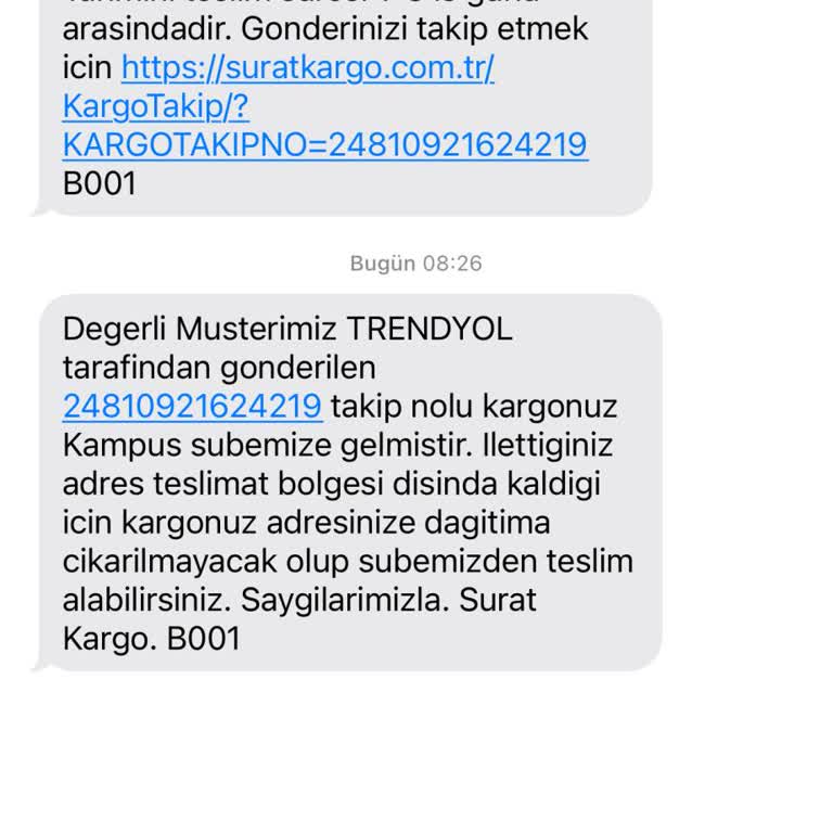 Gaziantep Sürat Kargo Kampüs Şubesi
