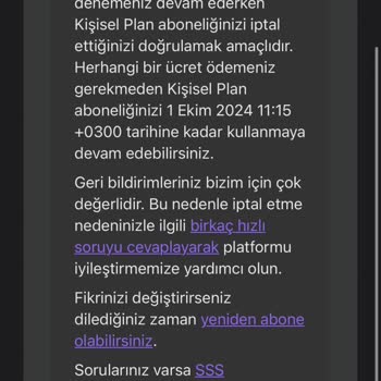 Udemy Yıllık Üyelik İptali Talebi Oluşturamıyorum