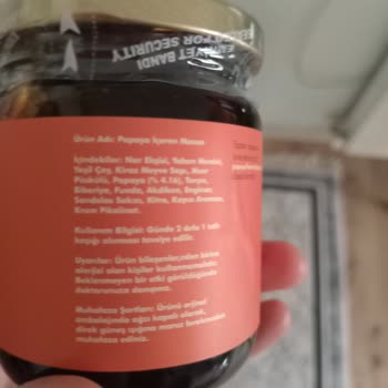 Papaya Fit (papayafitresmi.com) Anlatılan Ve Gelen Ürün İçerik Tutmuyor