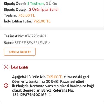 Sedef Şekerleme Trendyol Aldığım Aynı Ürünü İki Katı Fiyatla Tekrar Satıyor