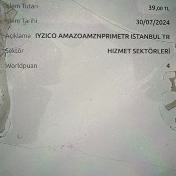 Amazon Prime Üyeliği Olmayan Hesaptan Para Çekimi