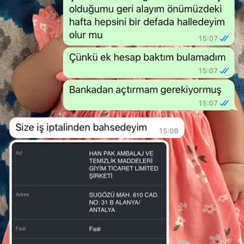 Evde Paketleme Türkiye Han-Pak Paketleme Firması Adına Yapılan Ticaretten Şikayetçiyim
