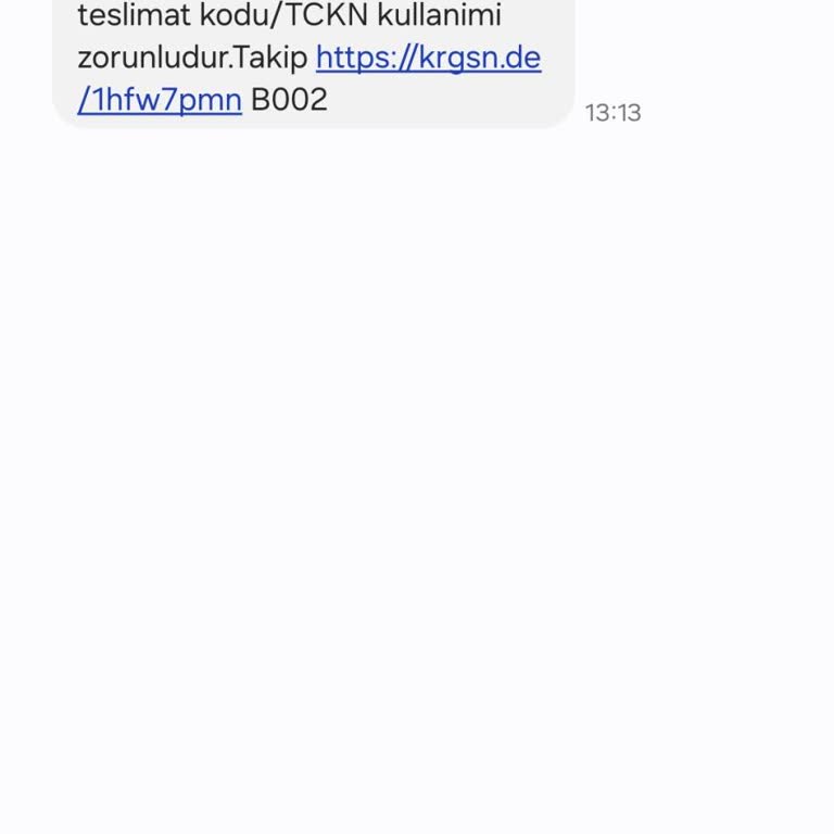 Kargom Sende Nin Getiremediği Kargo