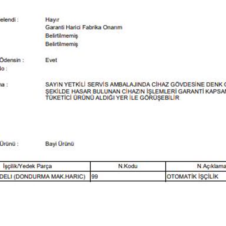 İstanbul AVM Ümraniye Alışveriş Merkezinden Aldığım Buzdolabı Sorunu