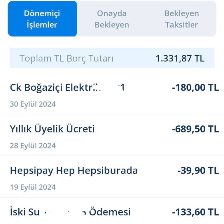 Denizbank Kart Aidatı Yansıtılmış
