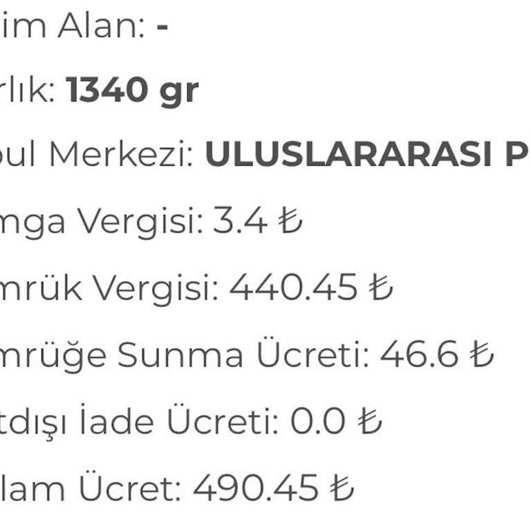 PTT Kargo Kanunlara Uyulmadan Gümrük Vergisi Talebi