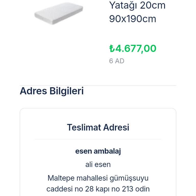 Nalburdayim.com Pişman Oldum Ürün Gelmedi