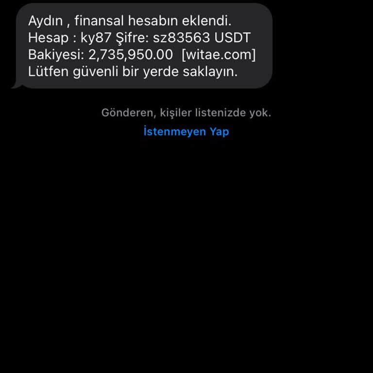 Kişisel Verilerimin İhlali ve İstenmeyen Mesajlar Hakkında Şikayet