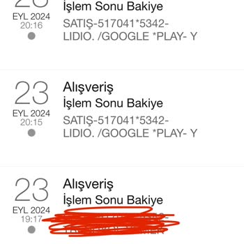 Lidio Hesabımdan Habersiz Para Çekiyor