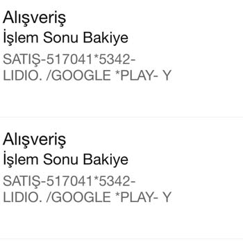 Lidio Hesabımdan Habersiz Para Çekiyor