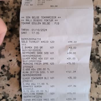 Cergibozanlar Marketler Zinciri Ürünün Etiket Fiyatı İle Kasa Fiyatının Farklı Olması