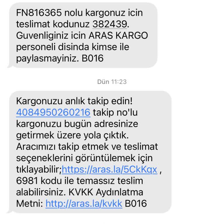 Aras Kargo Kargomu Teslim Etmiyor