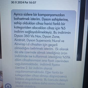 Dyson V12 Süpürge Kullanımında Sürekli Filtre Uyarısı Ve Teknik Servis Sorunu