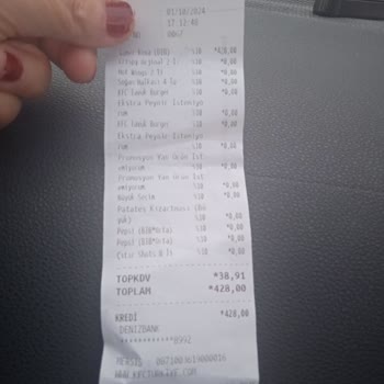 KFC Kova Menüde Eksik Ve Aldatıcı İçerik