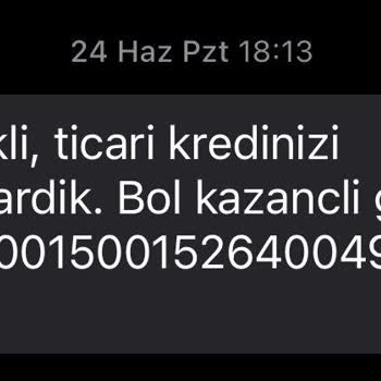 Akbank Ticari Krediniz Hesabınıza Aktarılmıştır!
