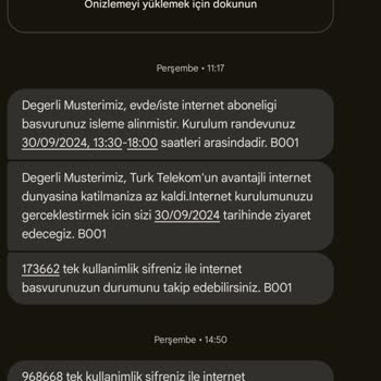 Türk Telekom Evde İnternet Kurulum Sorunu