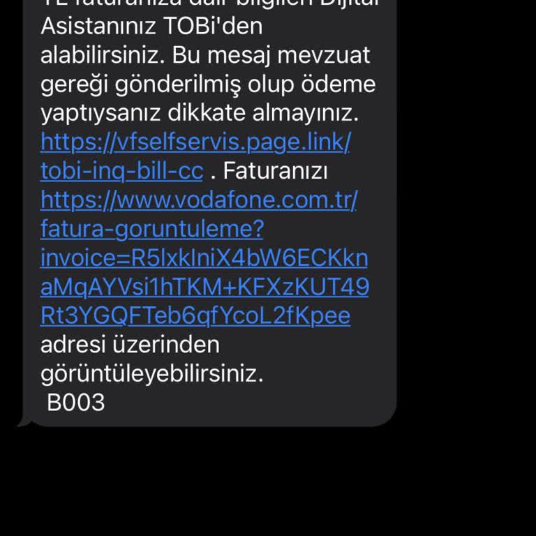 Vodafone Faturalıdan Faturasıza Geçtim Hala Fatura Geliyor