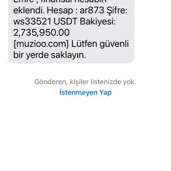 WhatsApp Finansal Hesabın Eklendi Mesajı Şikayeti