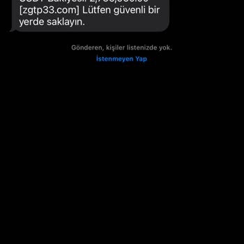 Meta Aynı Mesajı Bende Aldım