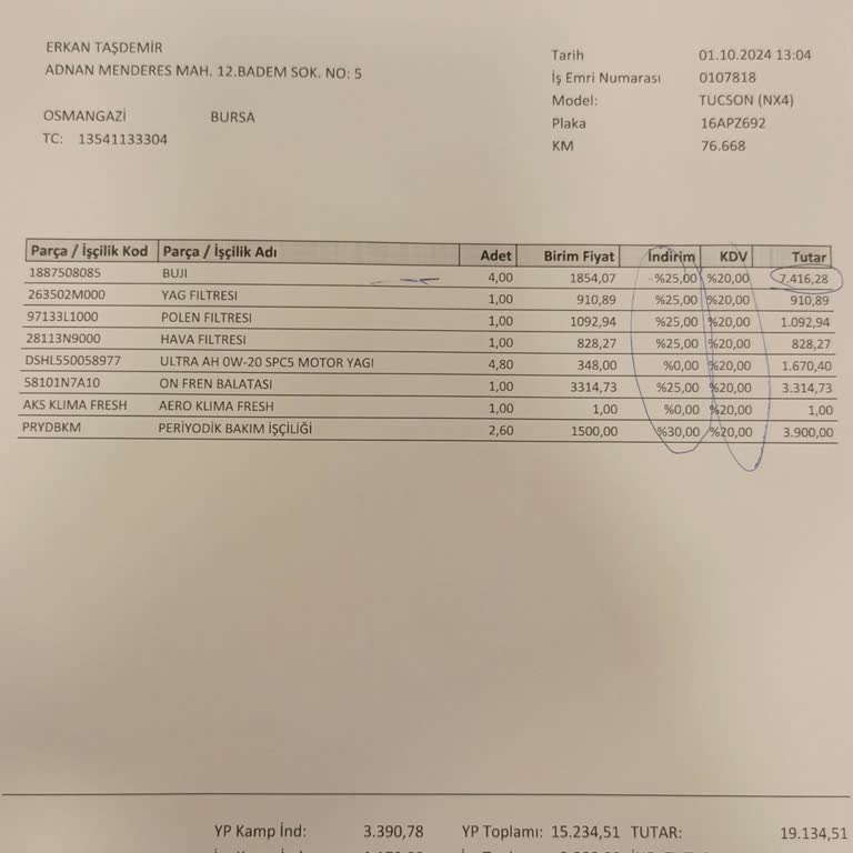 Şentürk Otomotiv (Bursa) Bursa Otomotiv Servis Deneyimi