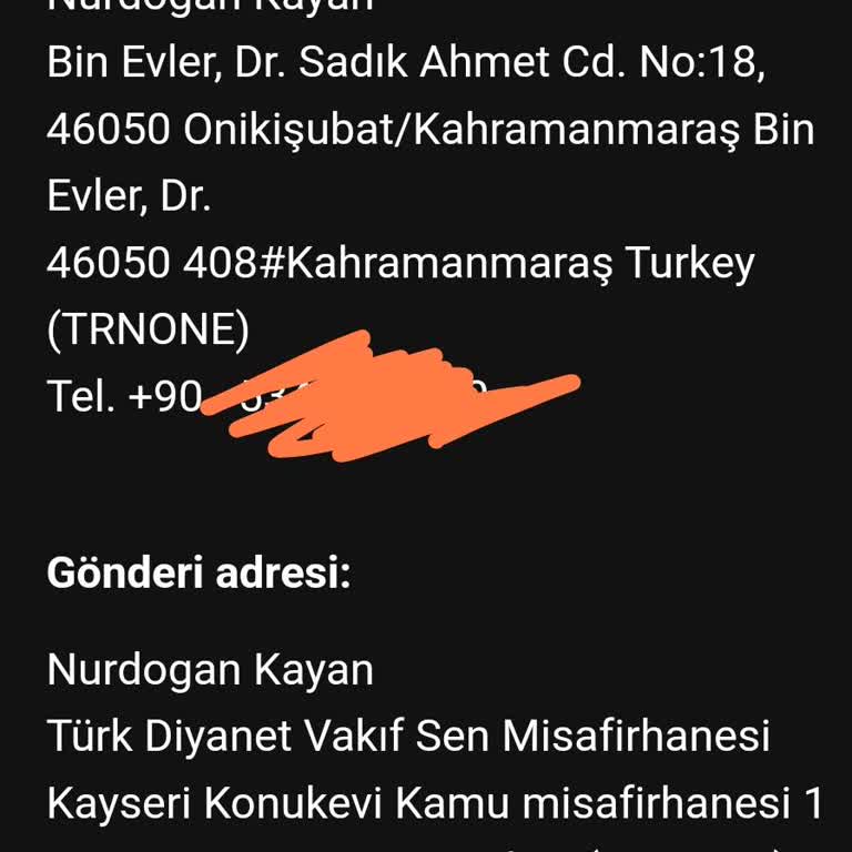 Bershka Dan Aldığım Ürün Belirttiğim Adresten Alakasız Yere Gidiyor