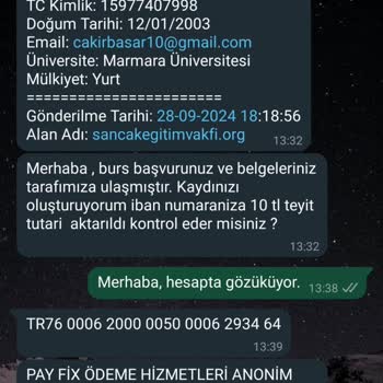 Burs Vaadiyle Dolandırıcılık Doğabilecek Sıkıntılara Karşı Önlem