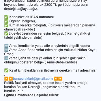 Burs Vaadiyle Dolandırıcılık Doğabilecek Sıkıntılara Karşı Önlem