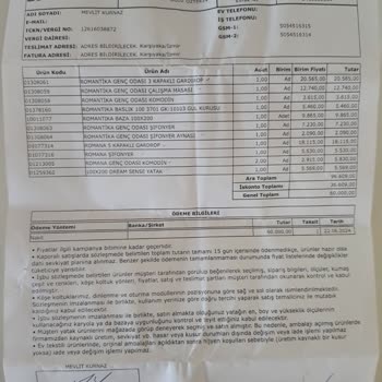 Yataş- Divanev Ürünlerimi Aylardır Teslim Etmiyor