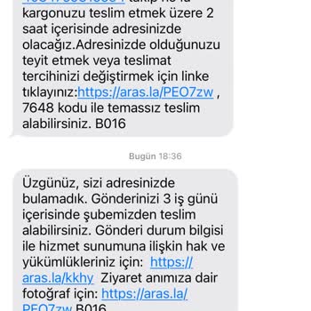 Aras Kargo Çalışanının İşini Doğru Yapmaması