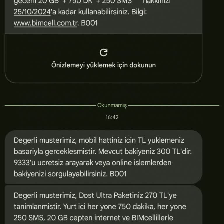 Bimcell (Bimcell) Aynı Tarifenin Aynı Dönem İçin 2 Kez Tanımlanması