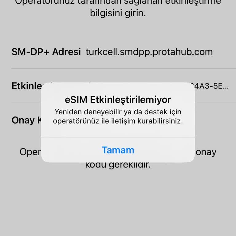 Turkcell E-Sim QR Kod Sorunu ve Müşteri Hizmetleri Mağduriyeti