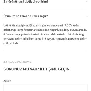 Organic Scarfs Siparişim 1 Haftadır Kargoya Verilmedi
