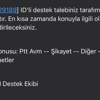 Epttavm İade Edilen Ürünün Ücret İadesinin Yapılmaması